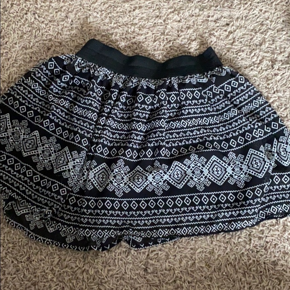 Tribal Print Skater Skirt